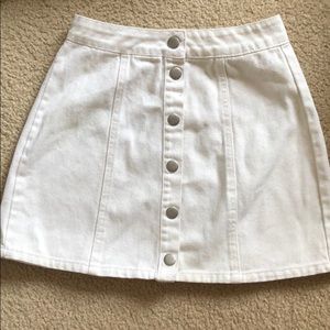 White Brandy Melville Skirt